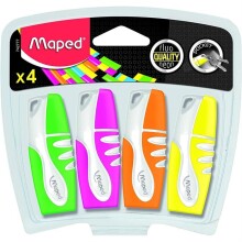 Maped Fosforlu Kalem Seti Neon Renkler 4’lü N:742777 - Maped