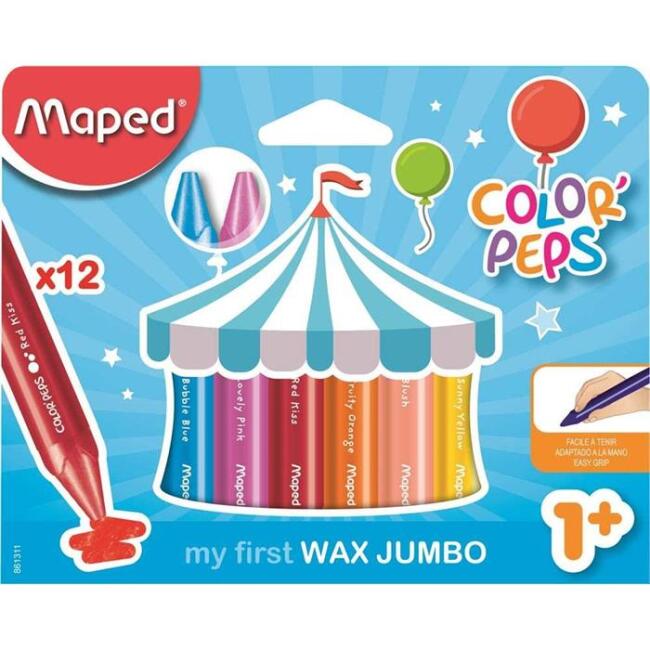 Maped Jumbo Mum Boya 12’li - 1