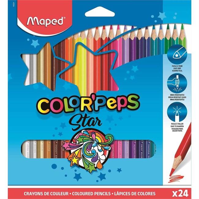 Maped Kuruboya Kalem Seti Color`Peps 24lü  N:183224 - 1
