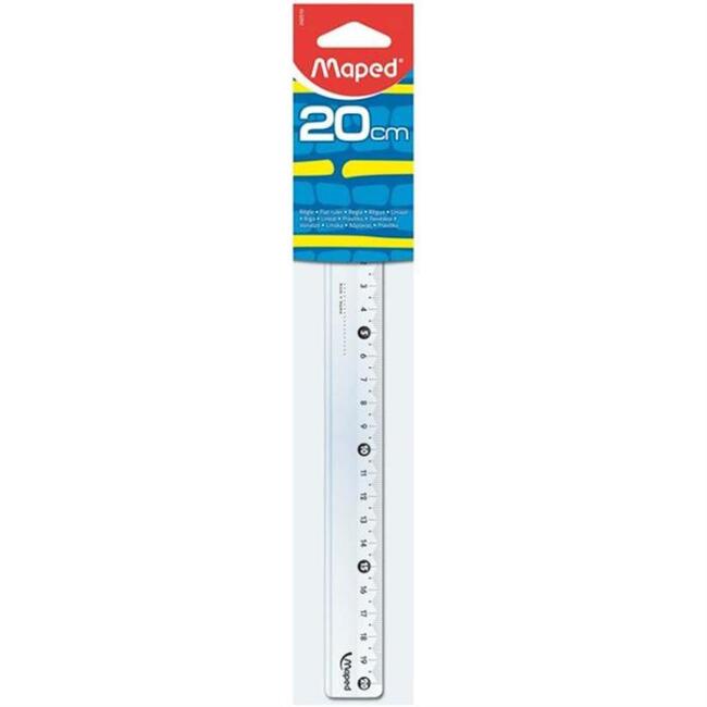 Maped Plastik Cetcel 20Cm N:242510 - 1