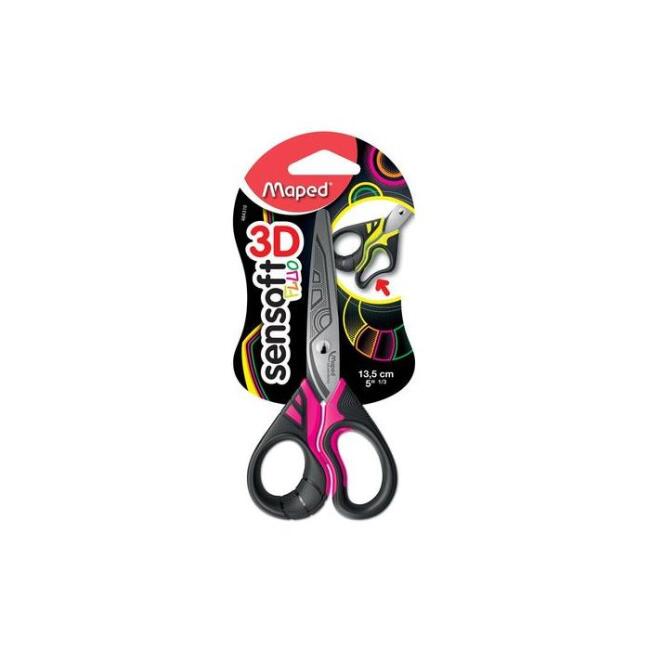 Maped Sensoft Fluo Makas 13.5 cm - 1