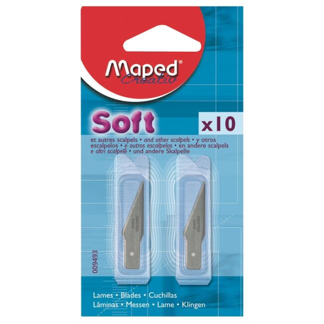 Maped Soft Maket Bıçağı Yedeği 10 Adet N:009493 - 1