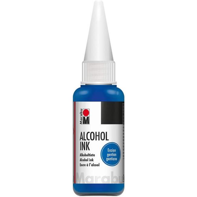 Marabu Alcohol Akrilik Mürekkep 20 ml Enzian - 1