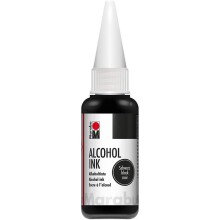 Marabu Alcohol Ink Alkol Bazlı Mürekkep 20 ml Black - Marabu