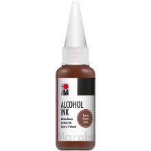 Marabu Alcohol Ink Alkol Bazlı Mürekkep 20 ml Brown - Marabu