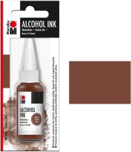 Marabu Alcohol Ink Alkol Bazlı Mürekkep 20 ml Brown - 3
