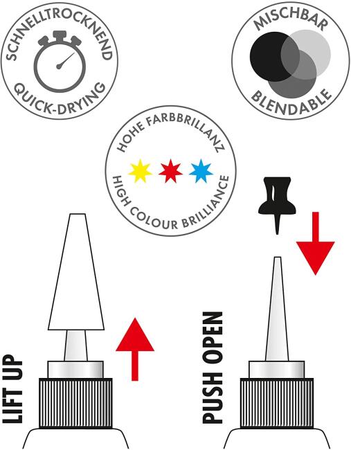Marabu Alcohol Akrilik Mürekkep 20 ml Lemon - 2