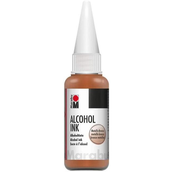 Marabu Alcohol Akrilik Mürekkep 20 ml Metallic Bronze - 1