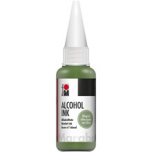 Marabu Alcohol Ink Alkol Bazlı Mürekkep 20 ml Olive Green - Marabu