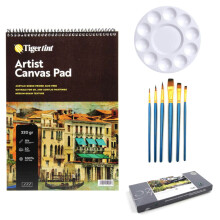 Maries Canvas Pad Akrilik Boya Seti 12 ml 12'li - Gvn Art