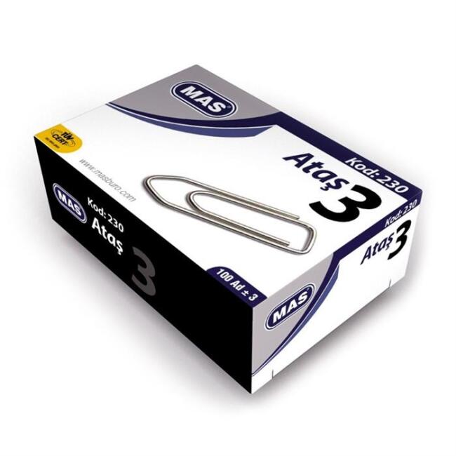 Mas 230 Nikel Kaplı Ataş N:2 2.8 cm 100 Adet - 1