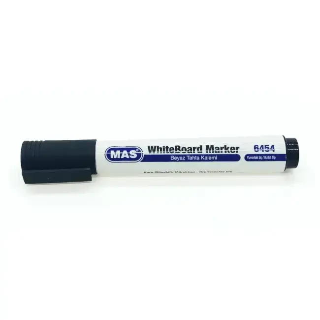 Mas Beyaz Tahta Kalemi Siyah 6454 - Mas