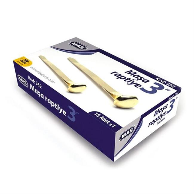 Mas Maşa Raptiye 75 mm 15 Adet N:352 - 1