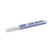 Mas Paint Marker Yağ Bazlı Boya Markörü Beyaz 6448 - Mas