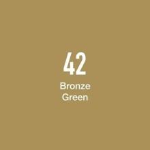 Masis Çift Taraflı Twin Grafik Marker Kalem Bronze Green 42 - MASİS