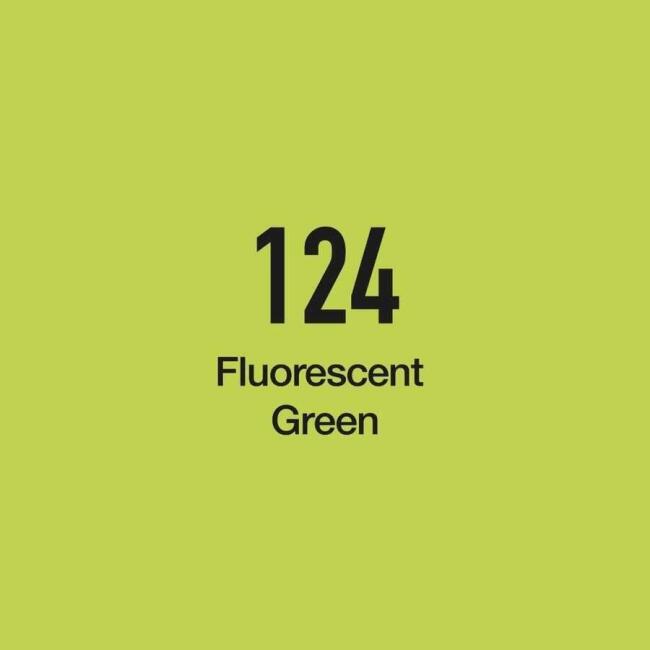 Masis Çift Taraflı Twin Grafik Marker Kalem Flourescent Green 124 - 1