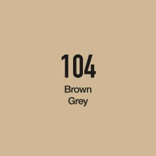 Masis Çift Taraflı Twin Grafik Marker Kalem Brown Grey 104 - MASIS