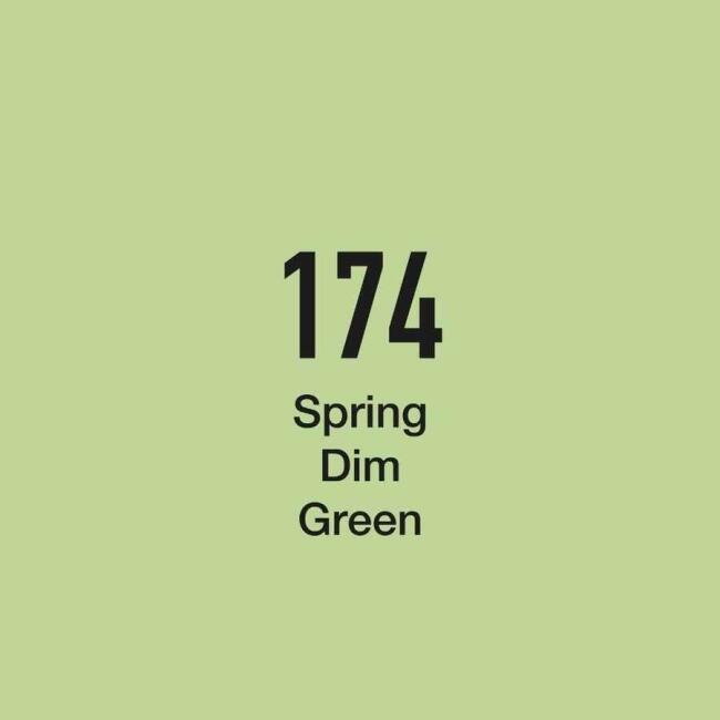 Masis Çift Taraflı Twin Grafik Marker Kalem Spring Dim Green 174 - 1