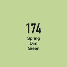 Masis Çift Taraflı Twin Grafik Marker Kalem Spring Dim Green 174 - Masis