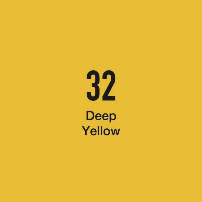 Masis Çift Taraflı Twin Grafik Marker Kalem Deep Yellow 32 - 1
