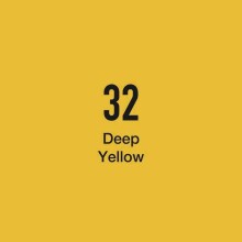 Masis Çift Taraflı Twin Grafik Marker Kalem Deep Yellow 32 - Masis