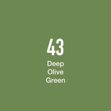 Masis Çift Taraflı Twin Grafik Marker Kalem Deep Olive Green 43 - MASİS
