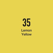Masis Çift Taraflı Twin Grafik Marker Kalem Lemon Yellow 35 - MASİS