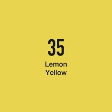 Masis Çift Taraflı Twin Grafik Marker Kalem Lemon Yellow 35 - Masis