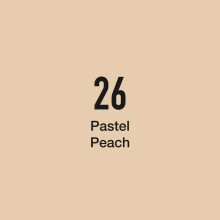 Masis Çift Taraflı Twin Grafik Marker Kalem Pastel Peach 26 - MASİS