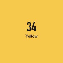 Masis Çift Taraflı Twin Grafik Marker Kalem Yellow 34 - 1
