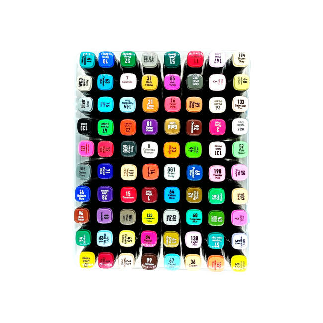 Masis Çift Taraflı Twin Grafik Marker Kalem Seti 80 Renk - 2