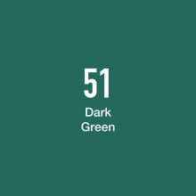 Masis Çift Taraflı Twin Grafik Marker Kalem Dark Green 51 - MASİS
