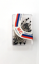 Mc Siyah Başlı Kumaş Toplu iğnesi 50li Boyu 28mm - 1
