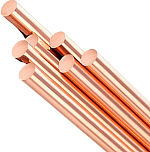 Metal Çubuk Bakır İçi Dolu Çapı 1Mm  50Cm (1K 262A+850T) %93 Bakır+7 Fosfor - 1