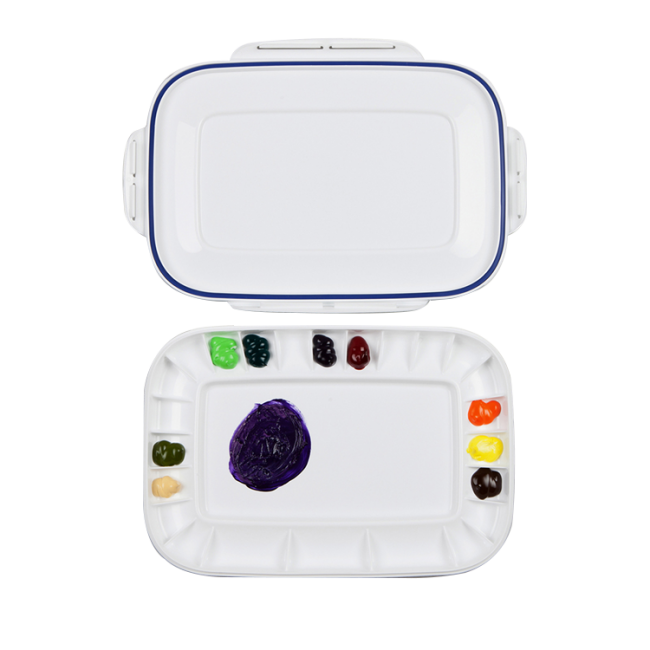 Mijello Artelier Airtigh Kapaklı Dikdörtgen Palet 24 godeli MAP-3025 - 1