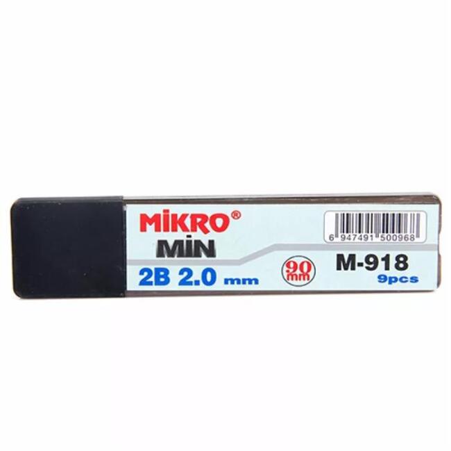 Mikro Portmin Kalem Yedek Uç 2B 2 mm 9’lu M-918 - 3