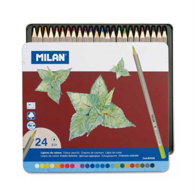 Milan Kuruboya 24lü Metal Kutu N:80058 - 1