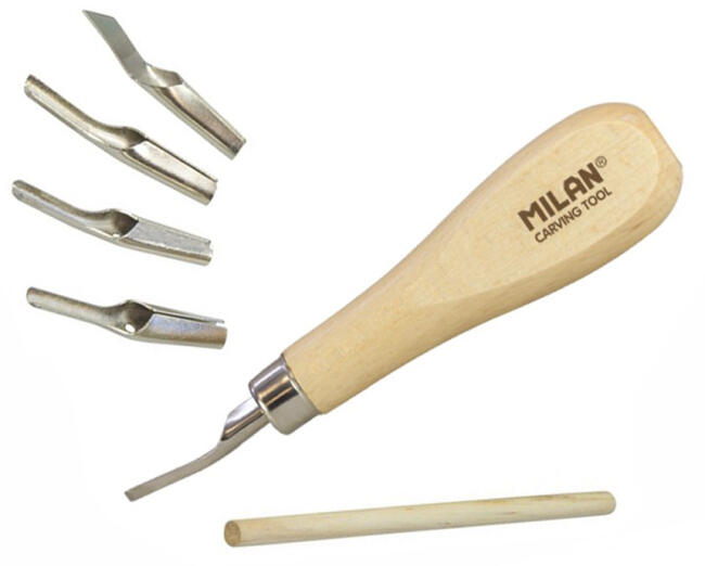 Milan Linol Oyma Seti 5 Bıçaklı - 2