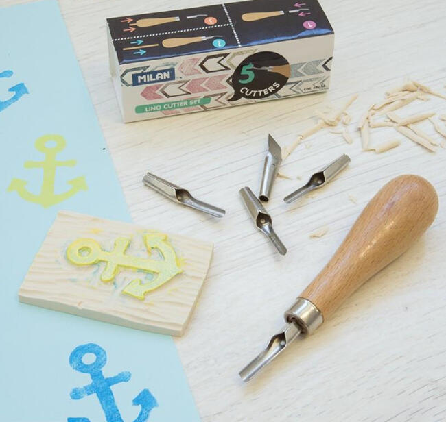 Milan Linol Oyma Seti 5 Bıçaklı - 3