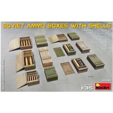 Miniart Maket Sovyet Askeri Mühimmat Sandıkları Ve Mermiler Ölçek 1:35 Ölçek N:35261 - MİNİART MAKET