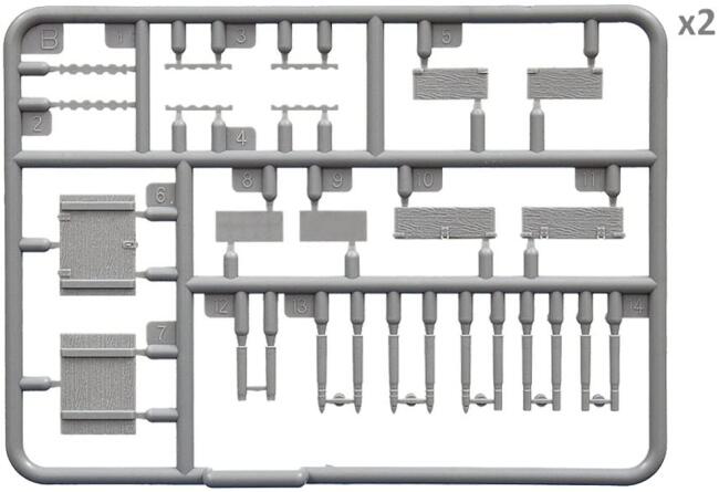 Miniart Maket Sovyet Askeri Mühimmat Sandıkları Ve Mermiler Ölçek 1:35 Ölçek N:35261 - 2