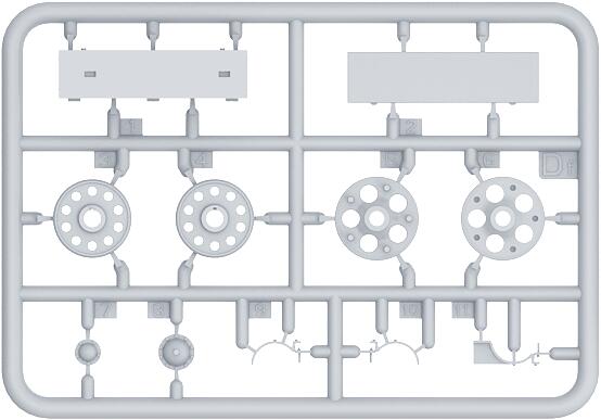 Miniart Maket 1:35 Ölçek T-34/85 Running Gear Late Type Tank Paleti - 2