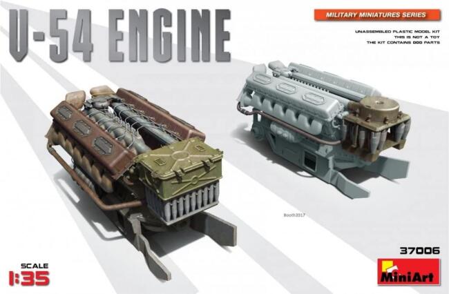 Miniart Maket Tank Motoru 1:35 Ölçekli N:37006 - 2