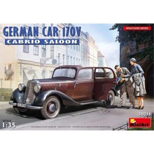 Miniart Model Araç German Car 170V Cabrio Saloon 1:35 Ölçekli N:38016 - MİNİART MAKET