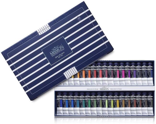 Mission White Tüp Sulu Boya Seti 34x15 ml - 4