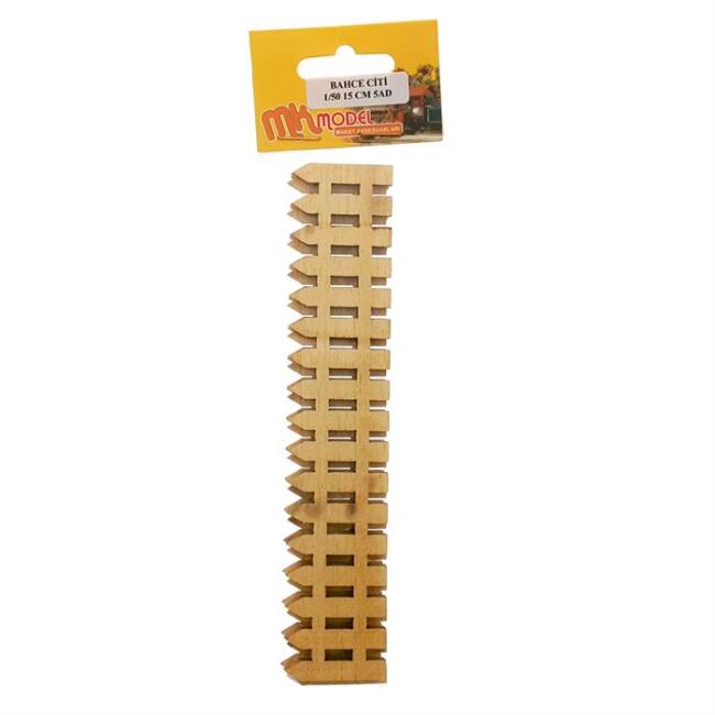 Mk Model : Ahşap Bahçe Çiti - 1