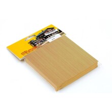 MK Model Ahşap Kaplama 0.5mmx10cmx10 cm 20 Adet Koyu Teak - MK MODEL