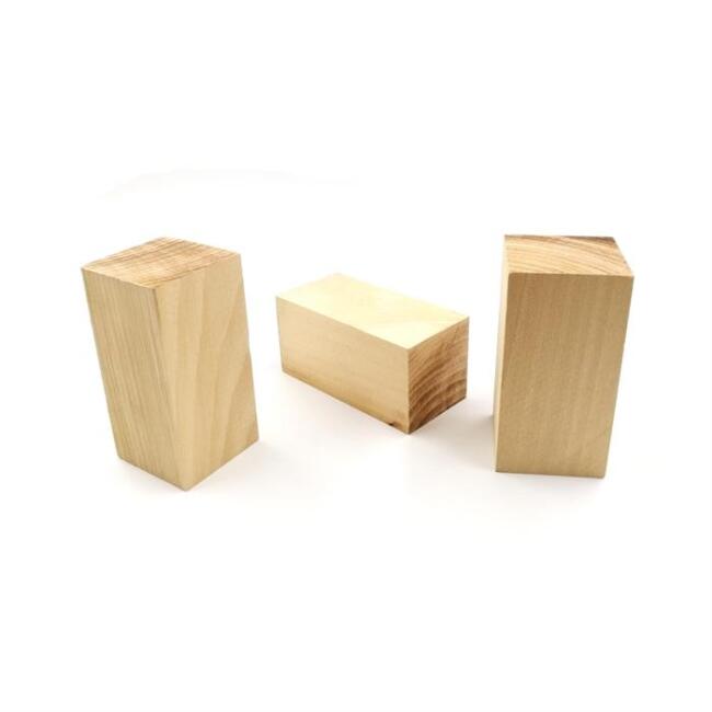 Mk Model Ahşap Küp 5x5x10 cm 3 Adet - 1