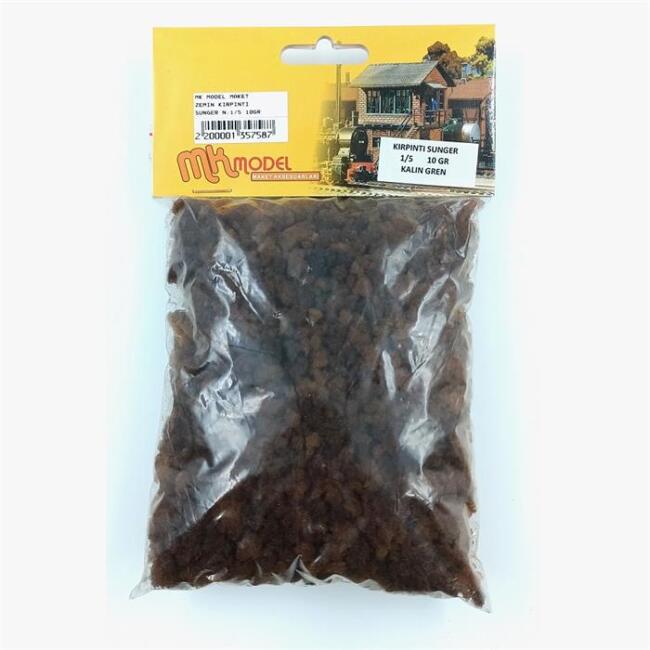 Mk Model Kalın Gren Kırpıntı Sünger 10gr Kahverengi N:1/5 - 1