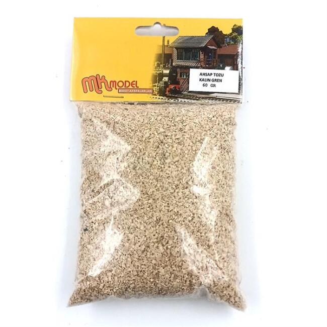 Mk Model Maket Zemin Ahşap Tozu Kalın Gren 42Gr Talas - 1
